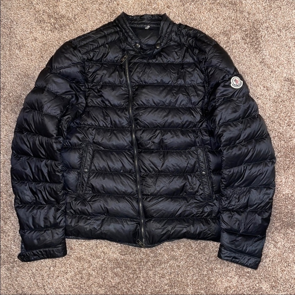 Size 1 Mens Moncler Black Coat